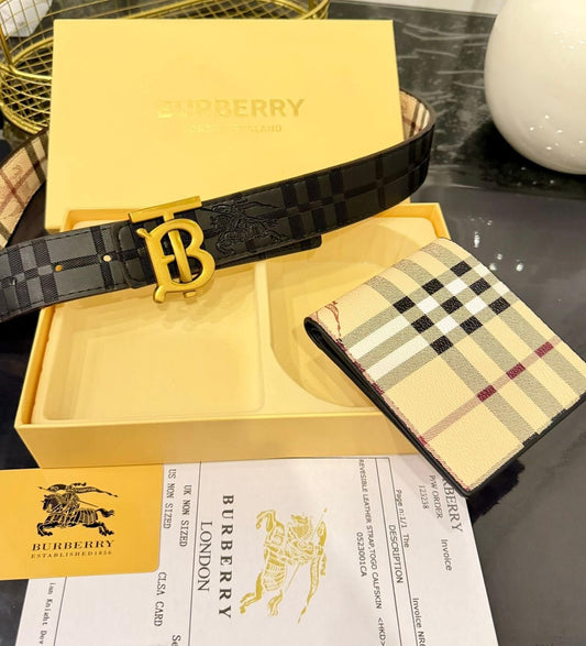Set BURBERRY - Cintura + Portafoglio