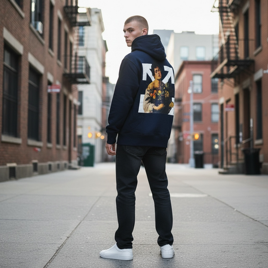 Felpa - OFF WHITE Blu