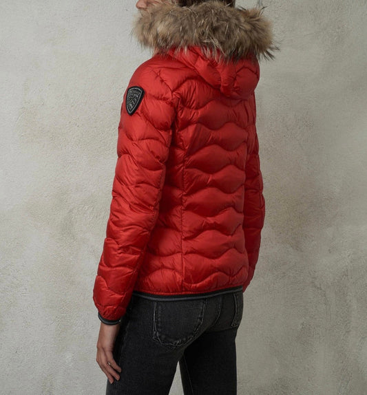 Blauer Donna - Rosso con pelliccia