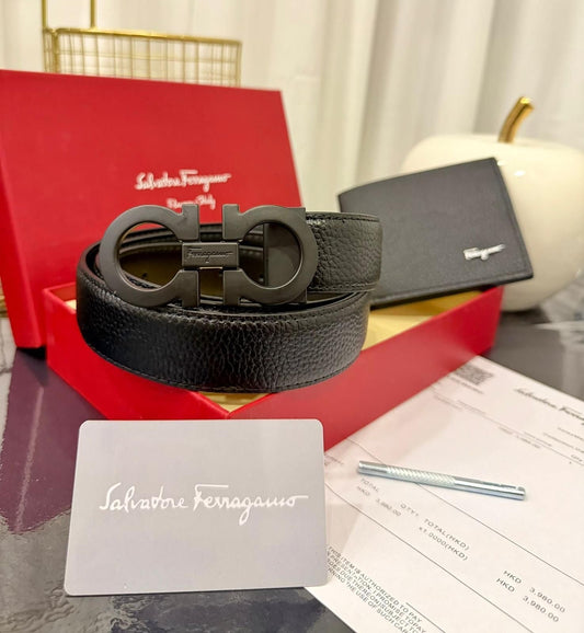 Set FERRAGAMO - Cintura + Portafoglio
