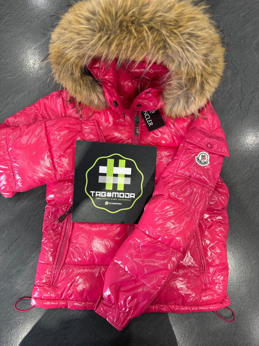 MONCLER ROSA CON PELLICCIA - DONNA
