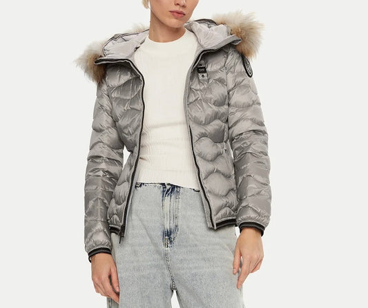 Blauer Donna - Grigio con pelliccia