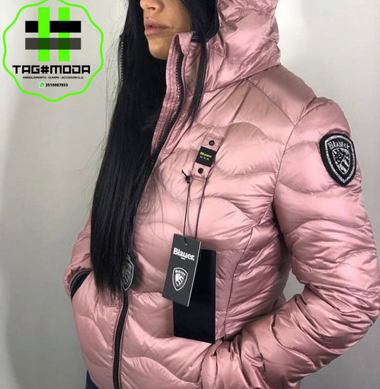 Blauer rosa donna